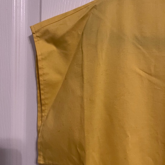 52Seven Yellow V-Neck Tiered Babydoll Dress. Size S. - Picture 5 of 11